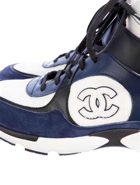 chanel mens high top sneakers|Chanel high top sneakers 2021.